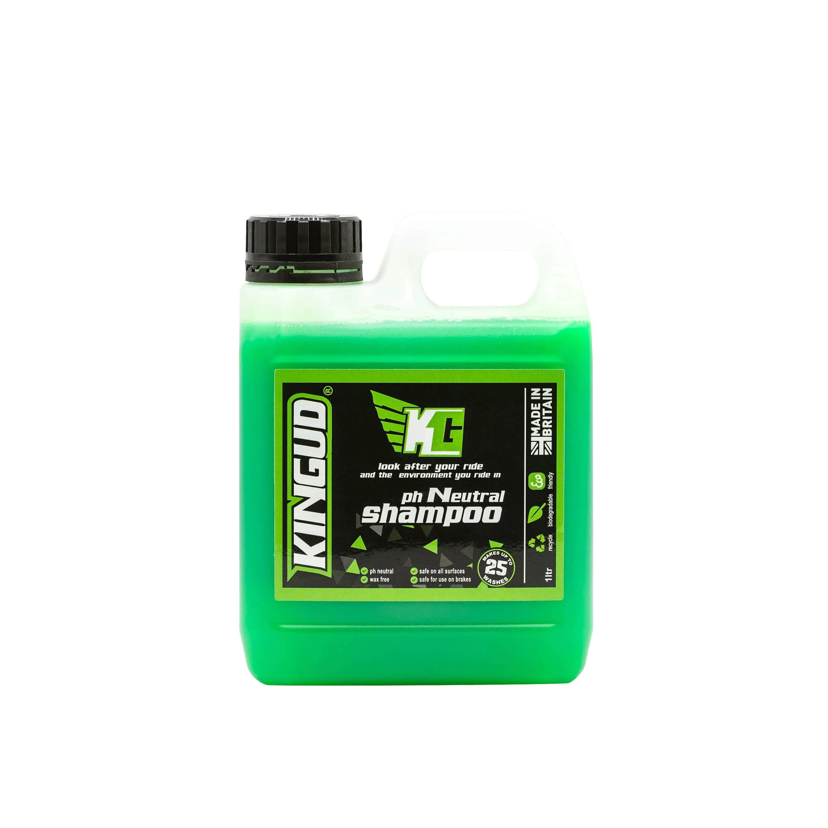 Kingud PH Neutral Waxless Bike Shampoo / 1 litre
