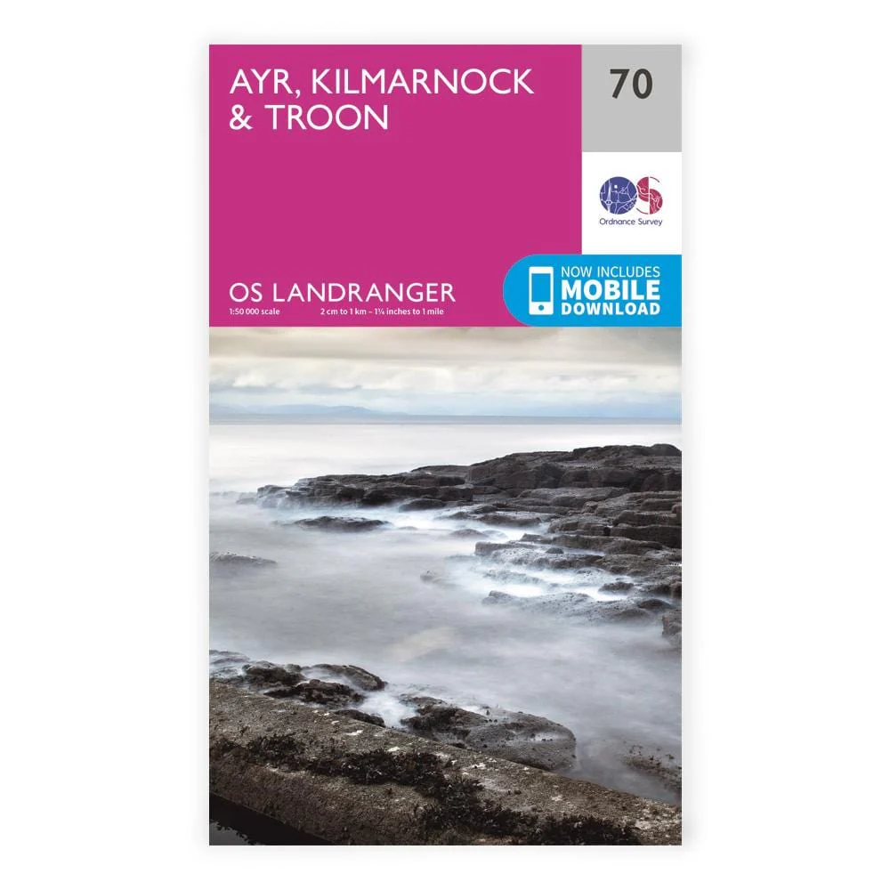 OS Landranger / Ayr & Kilmarnock